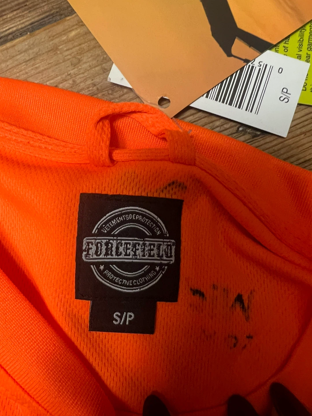Forcefield Hi-Vis Safety T-Shirt - Size S - photo 3