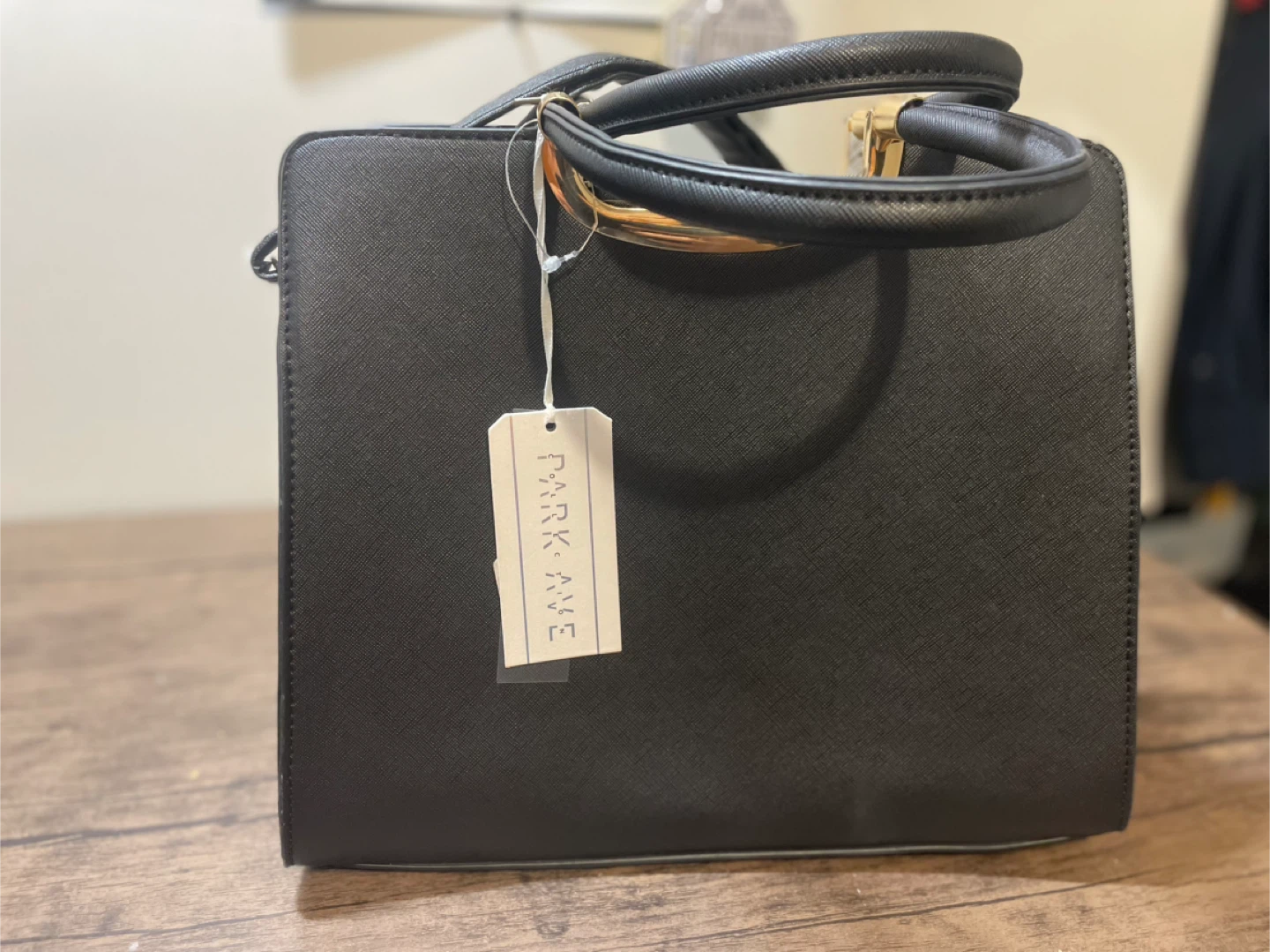 NWT Park Ave Collection Black Purse