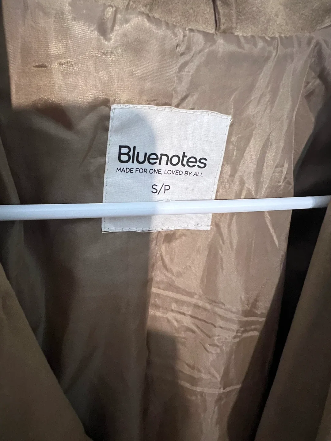 Bluenotes Suede Jacket - Size S