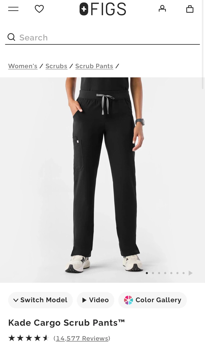 FIGS Kade Cargo Scrub Pants