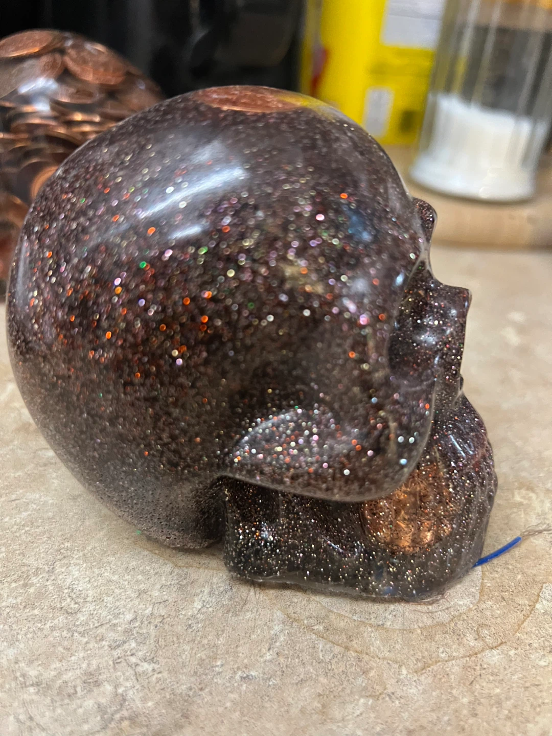 Glittery Skull Decoration - photo 2