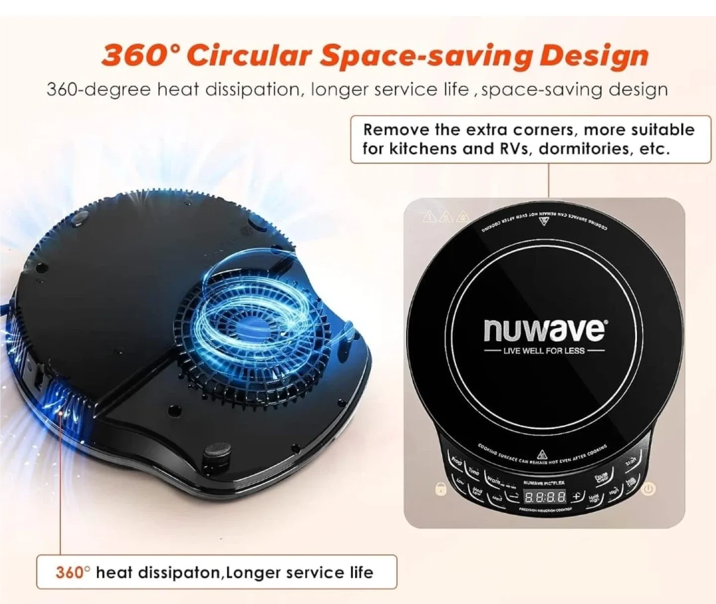 NuWave PIC Flex Precision Induction Cooktop image indicator(5)