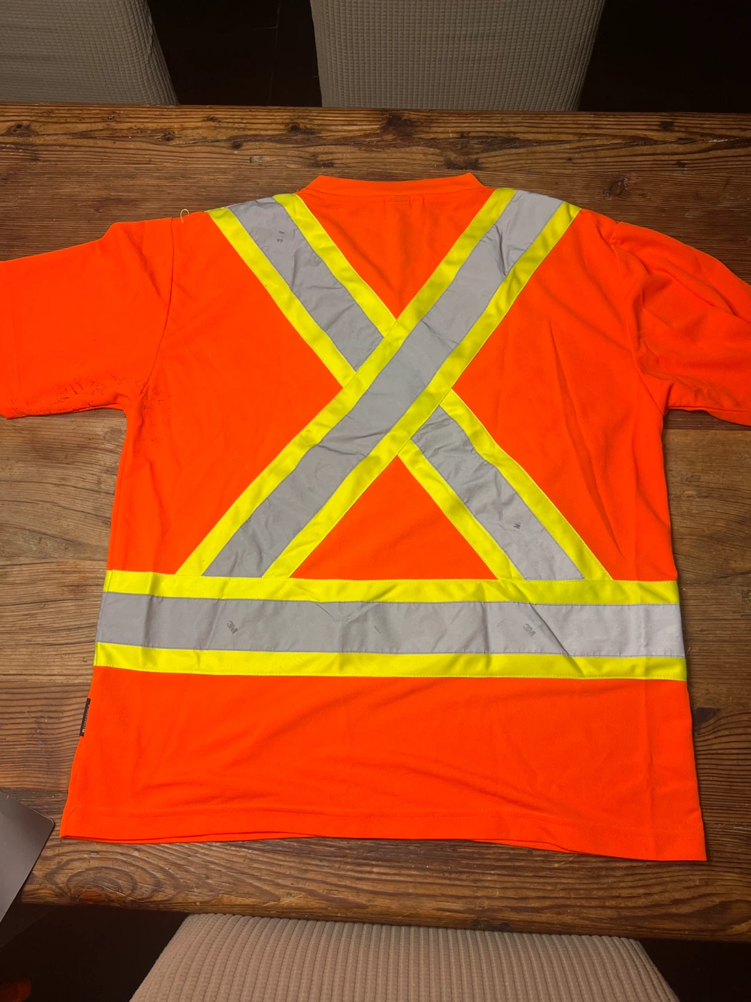 Orange High Visibility Safety Work Shirt size M - photo 3