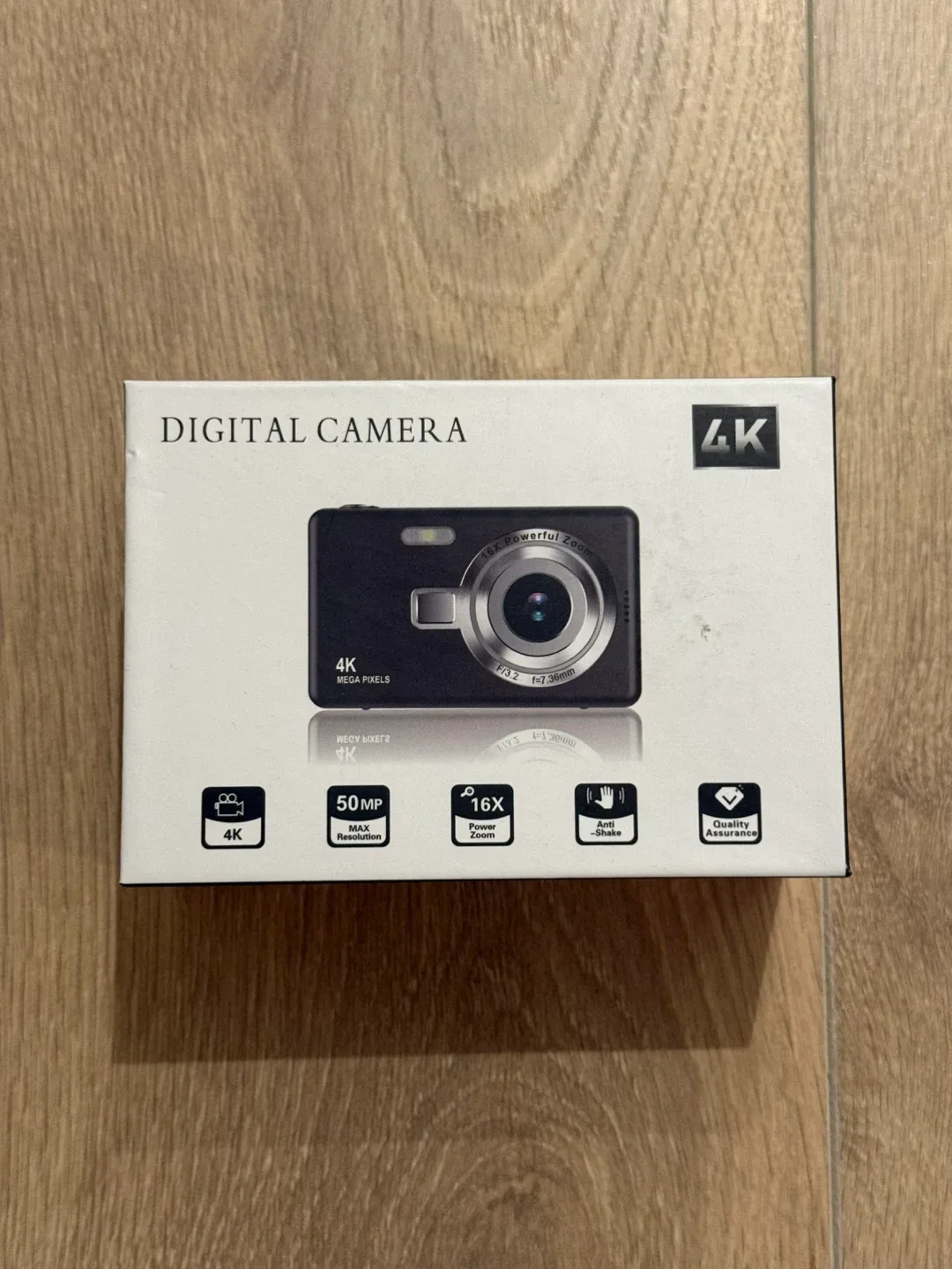 Digital Vintage Camera 4K, New in Box