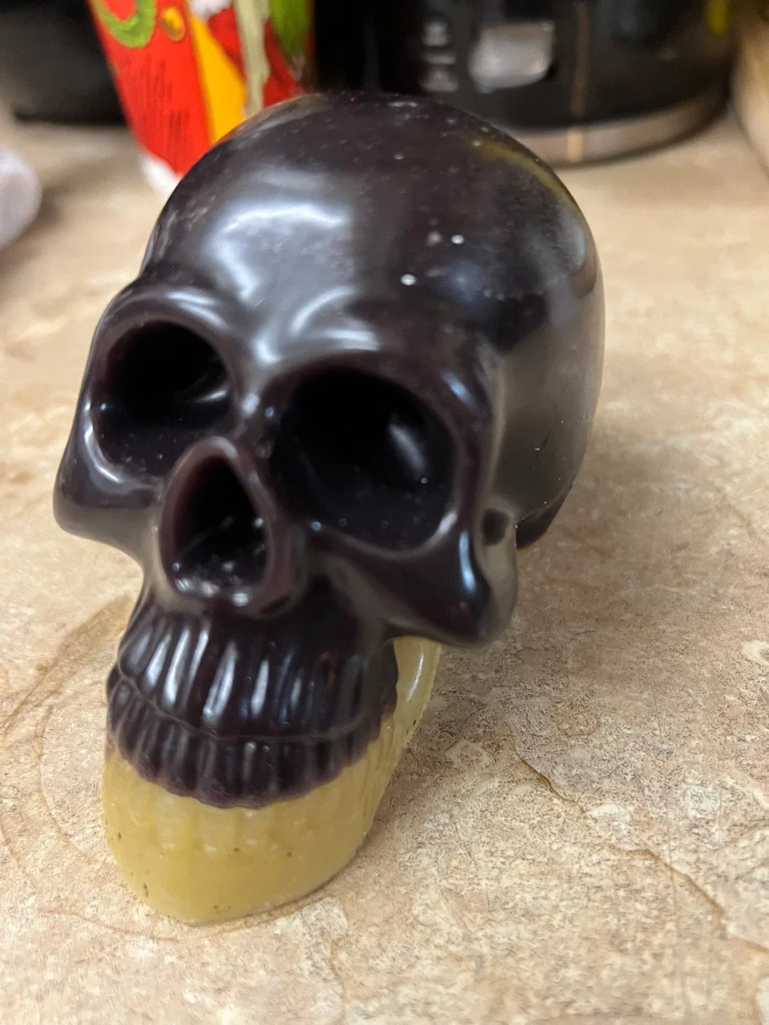 Skull Shaped Candle
