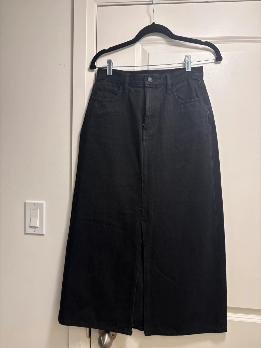 Uniqlo Denim Slit Skirt - Size 0