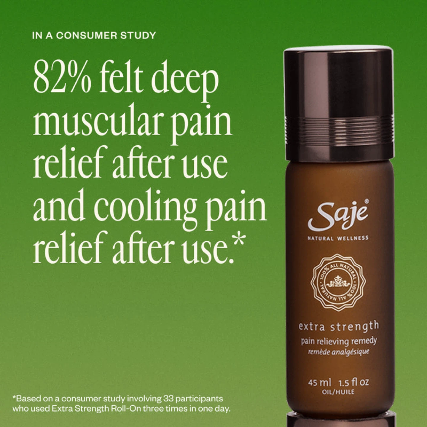 Saje Extra Strength Pain Relieving Remedy Roll-On_45ml_NWT - photo 2