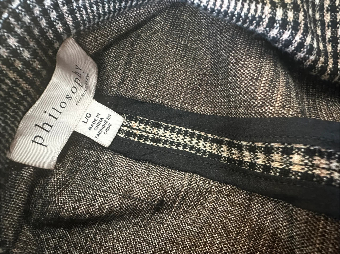 Philosophy Republic Plaid Blazer Jacket - L - photo 3