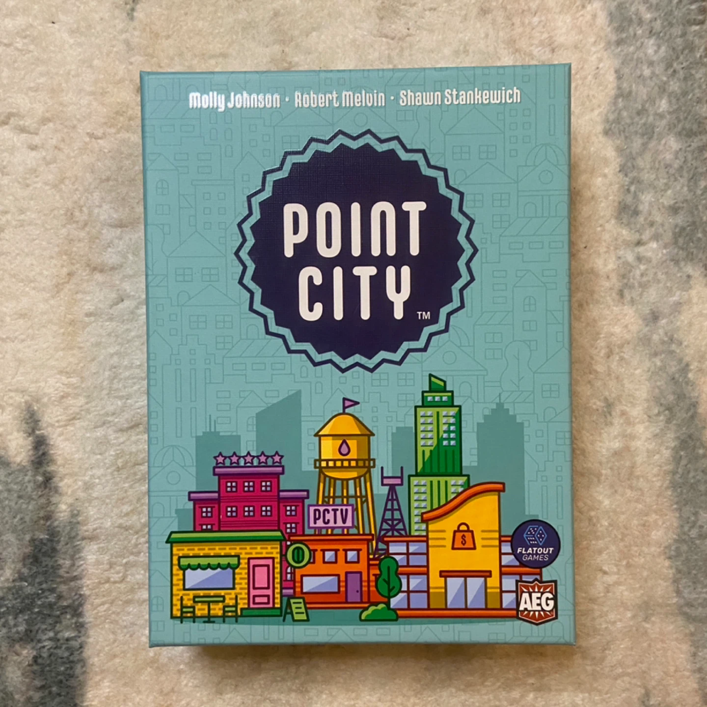 Point City Board Game by Flatout Games #Cleanout