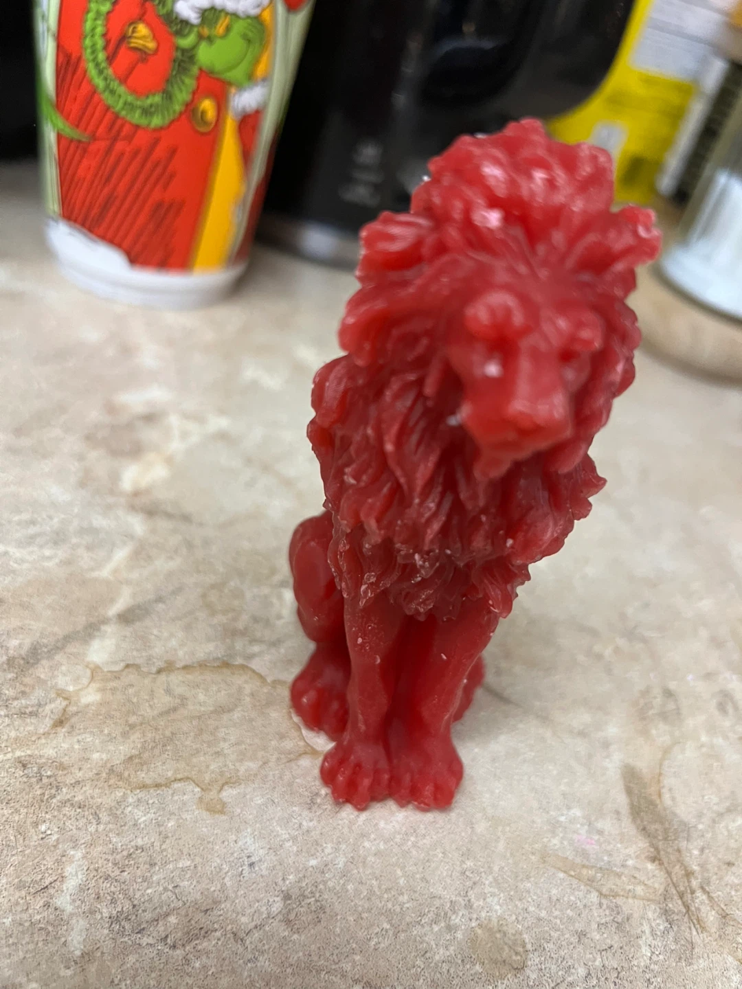 Candles Red Lion Shaped Wax Melt - photo 4