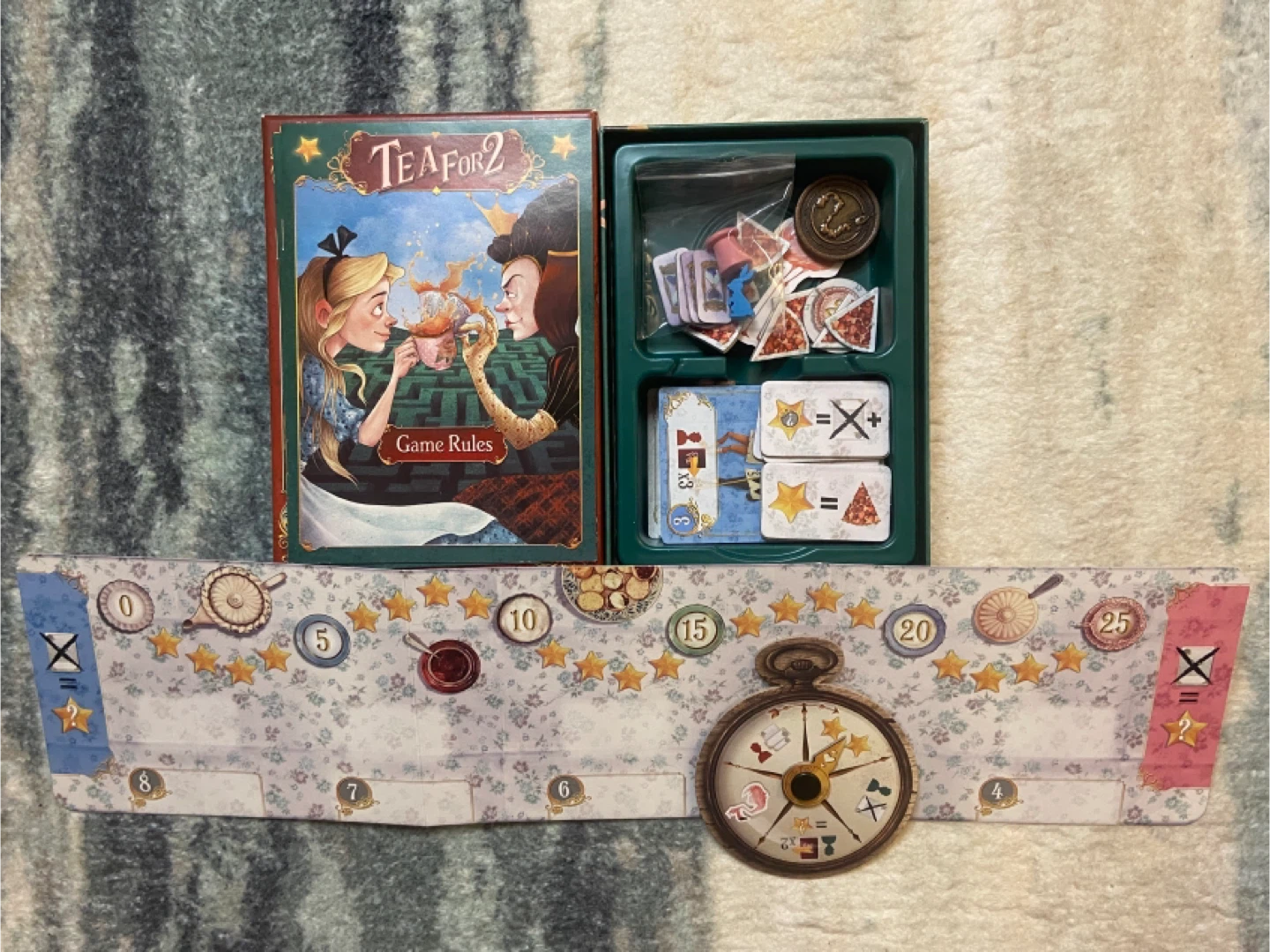 Tea for 2 Board Game #Cleanout - photo 3