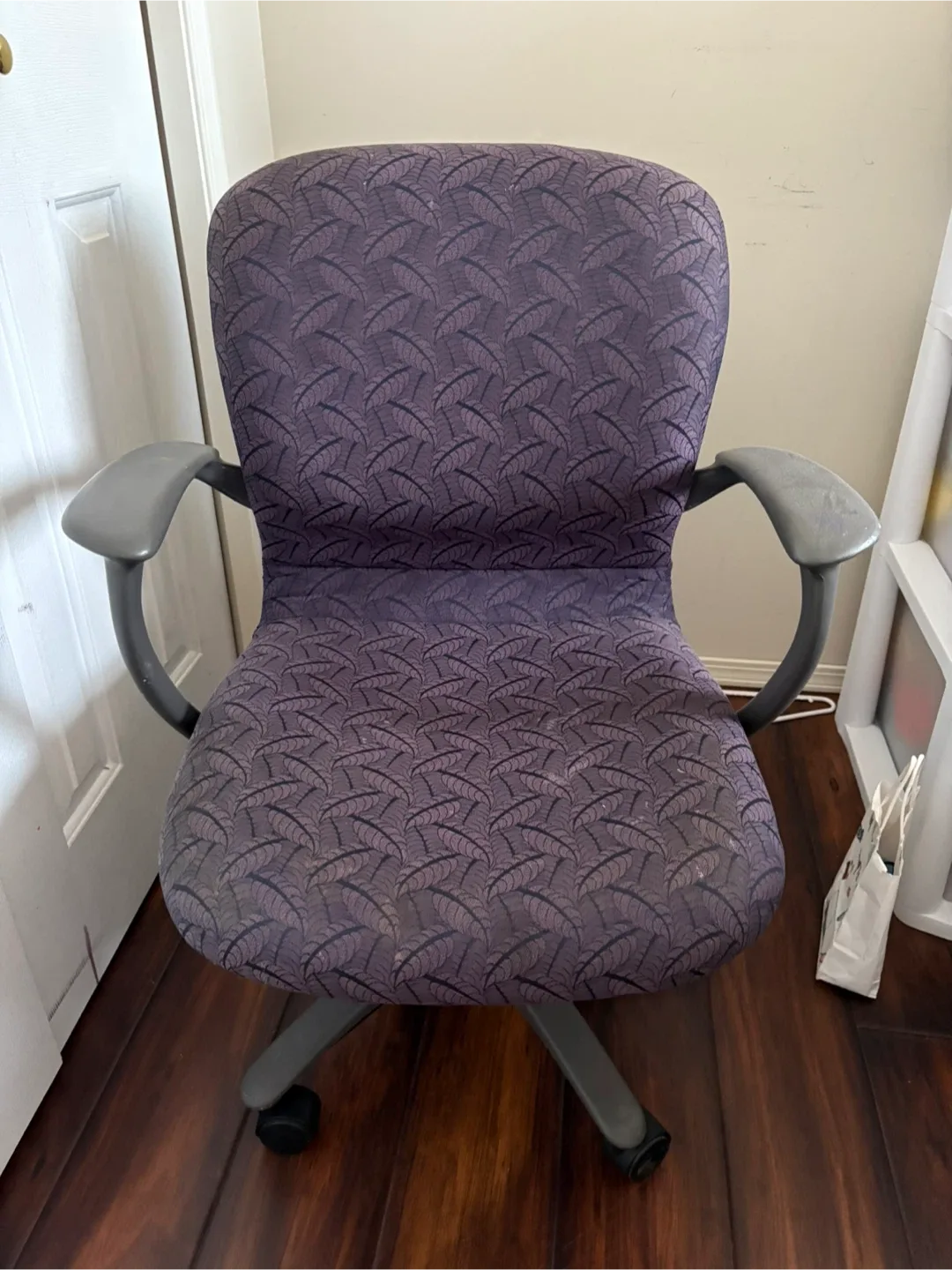 Office Chair - Purple Pattern