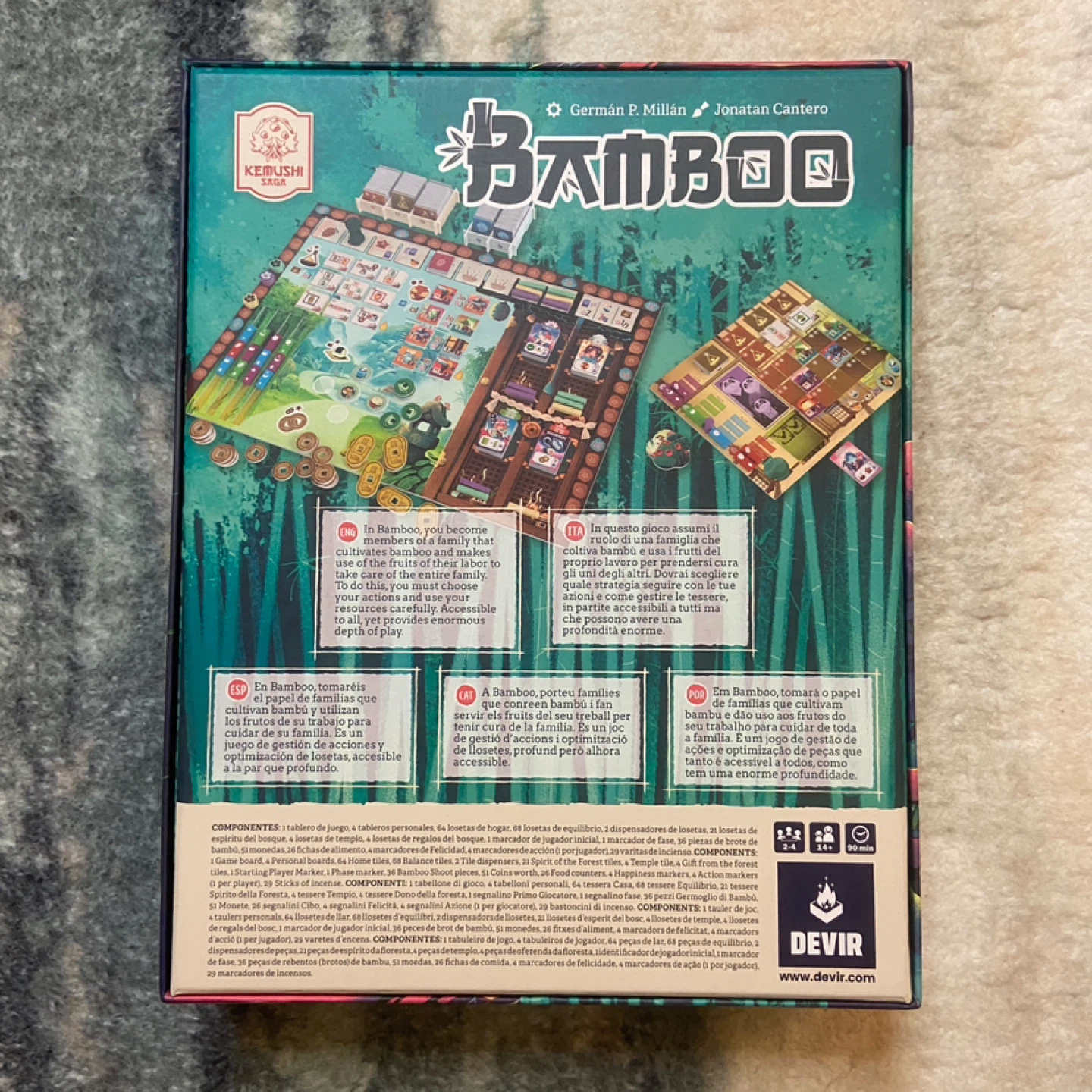 Bamboo Board Game by Devir #Cleanout - photo 2