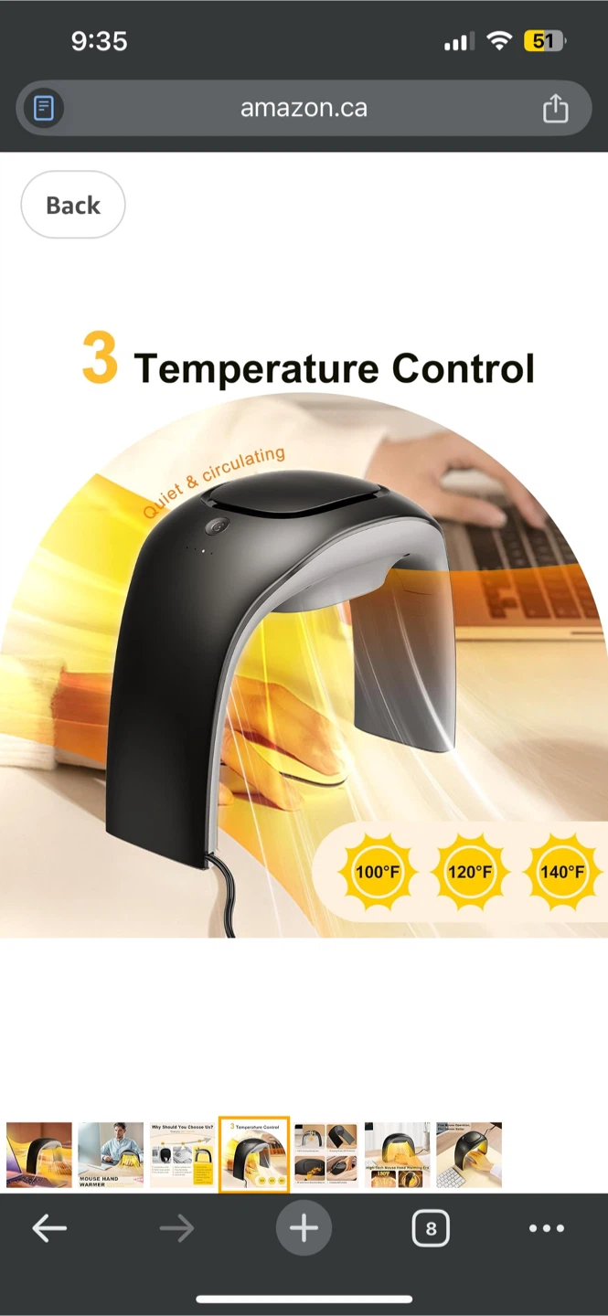 Mouse Hand Warmer - Temperature Control - photo 4