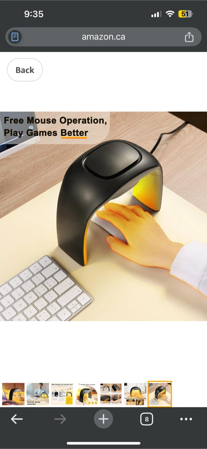 Mouse Hand Warmer - Temperature Control