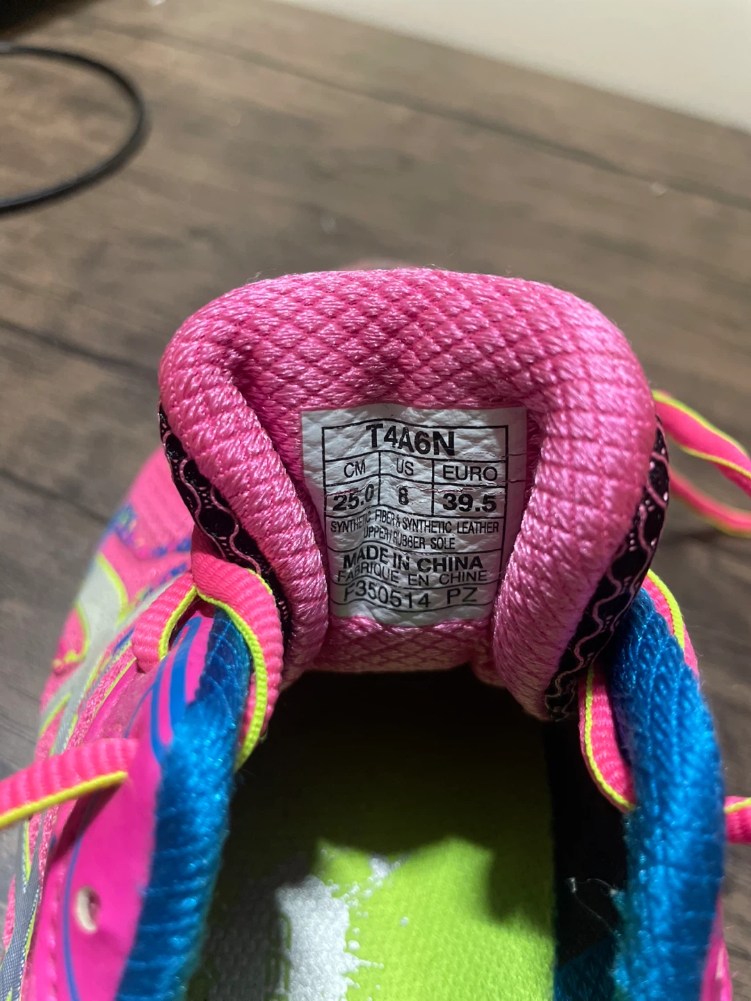 Pink ASIC running shoes - photo 2