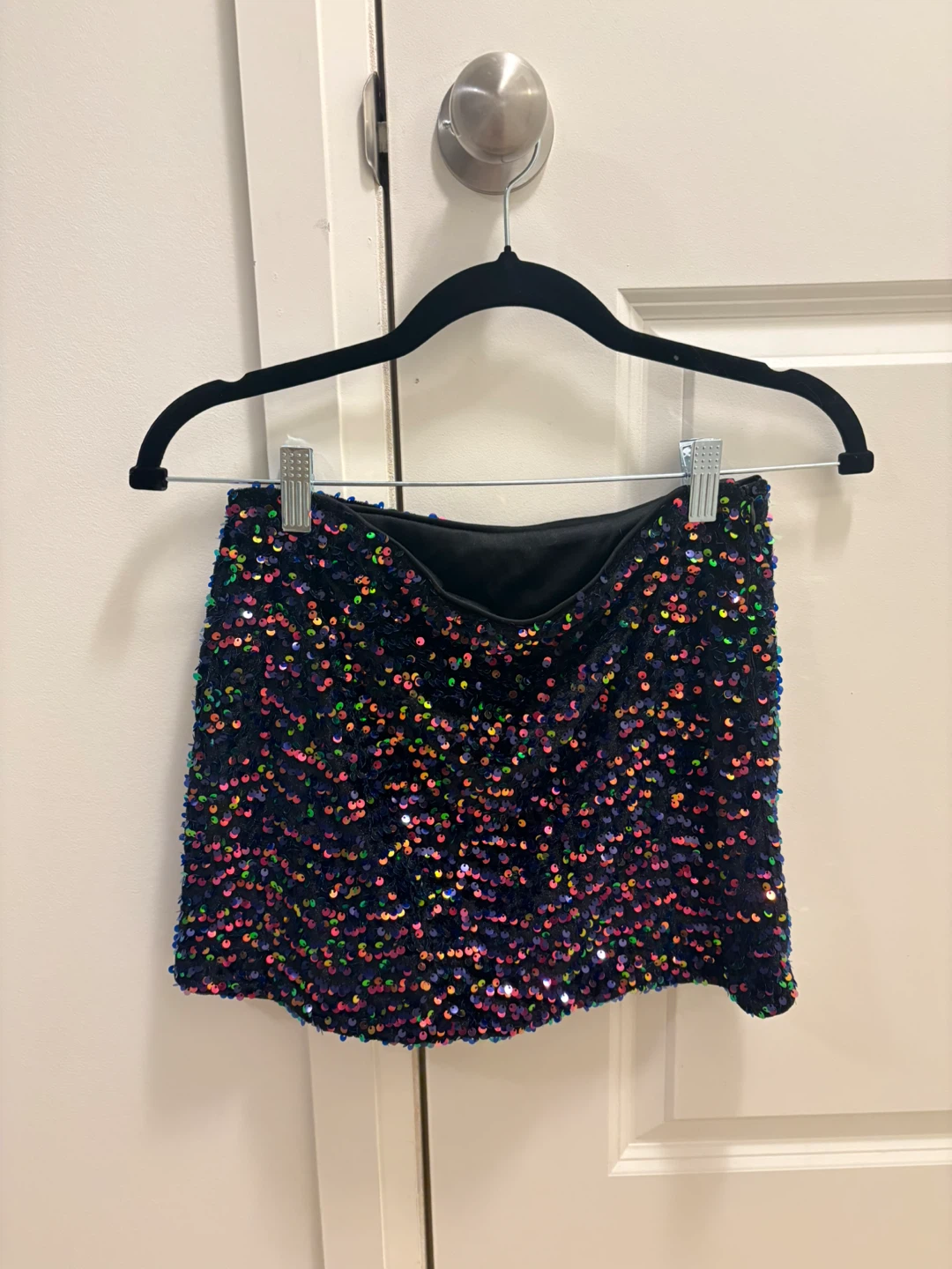 Sequin Mini Skirt