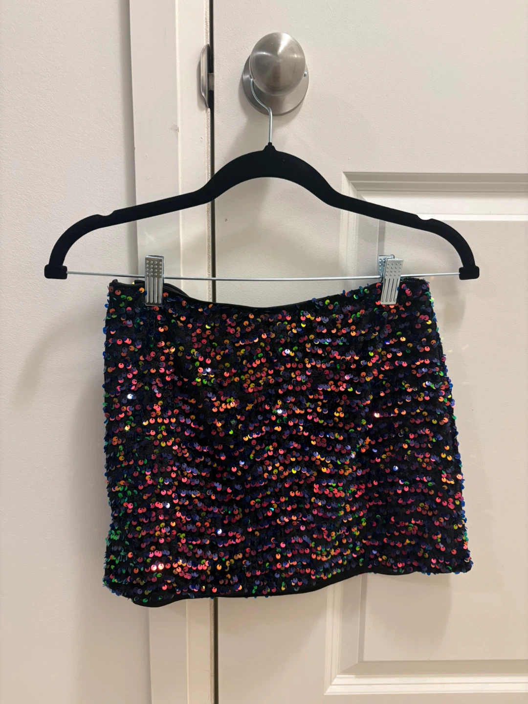 Sequin Mini Skirt - photo 2