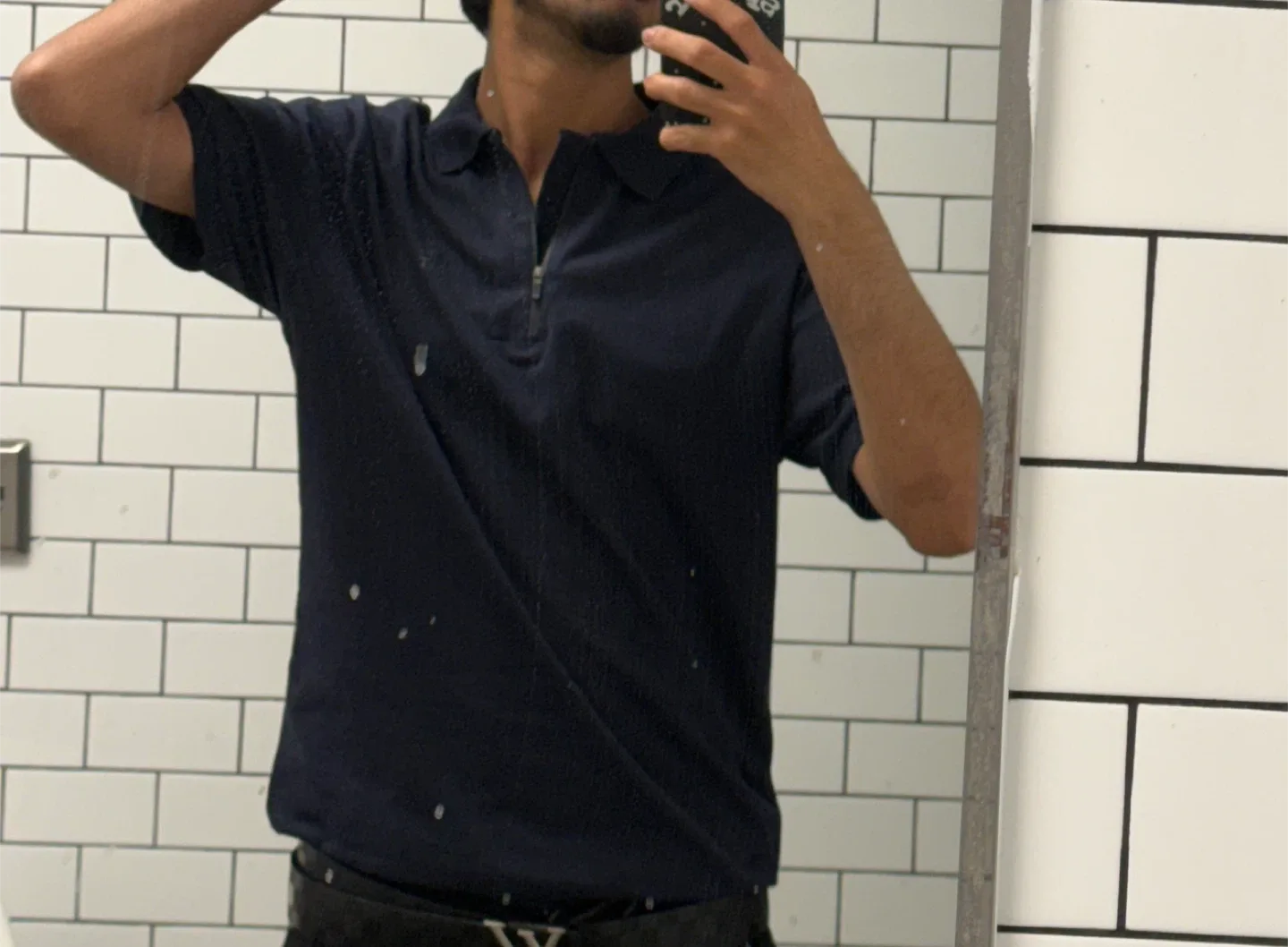 Navy Polo Shirt #Cleanout