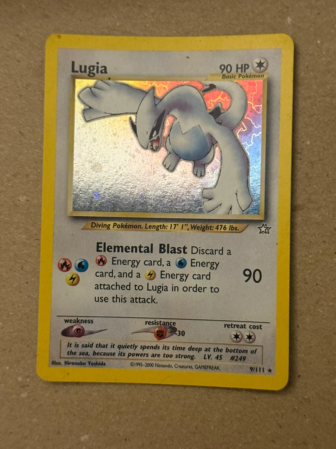 Lugia Pokemon Card - photo 2