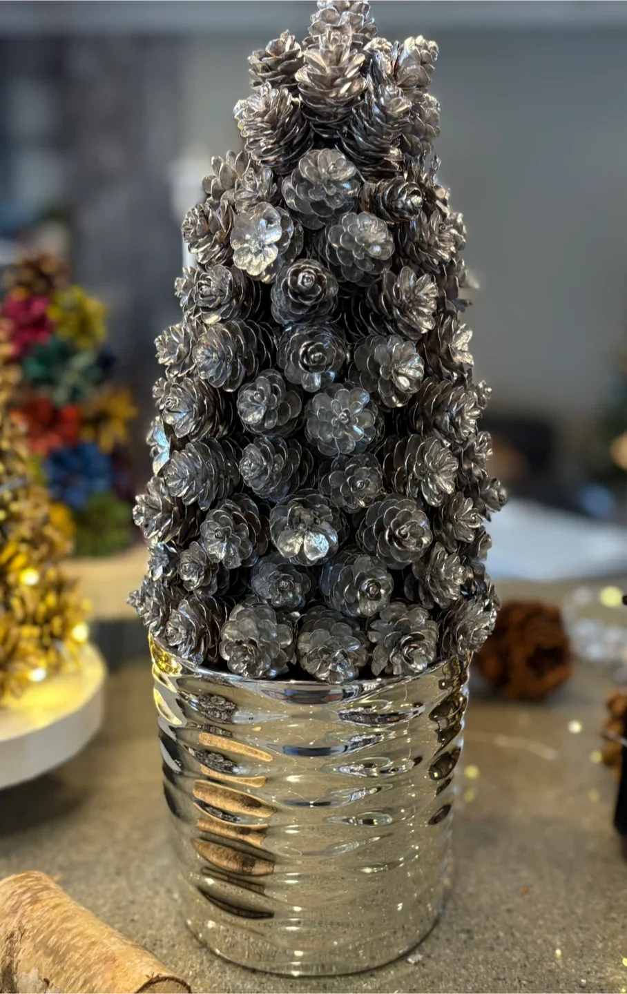 Pine Cone Christmas Tree Decoration image indicator(3)