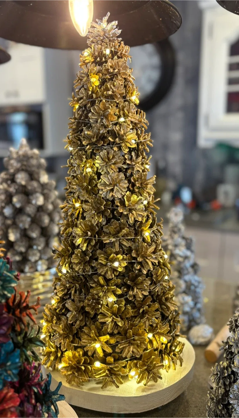 Pine Cone Christmas Tree Decoration image indicator(7)