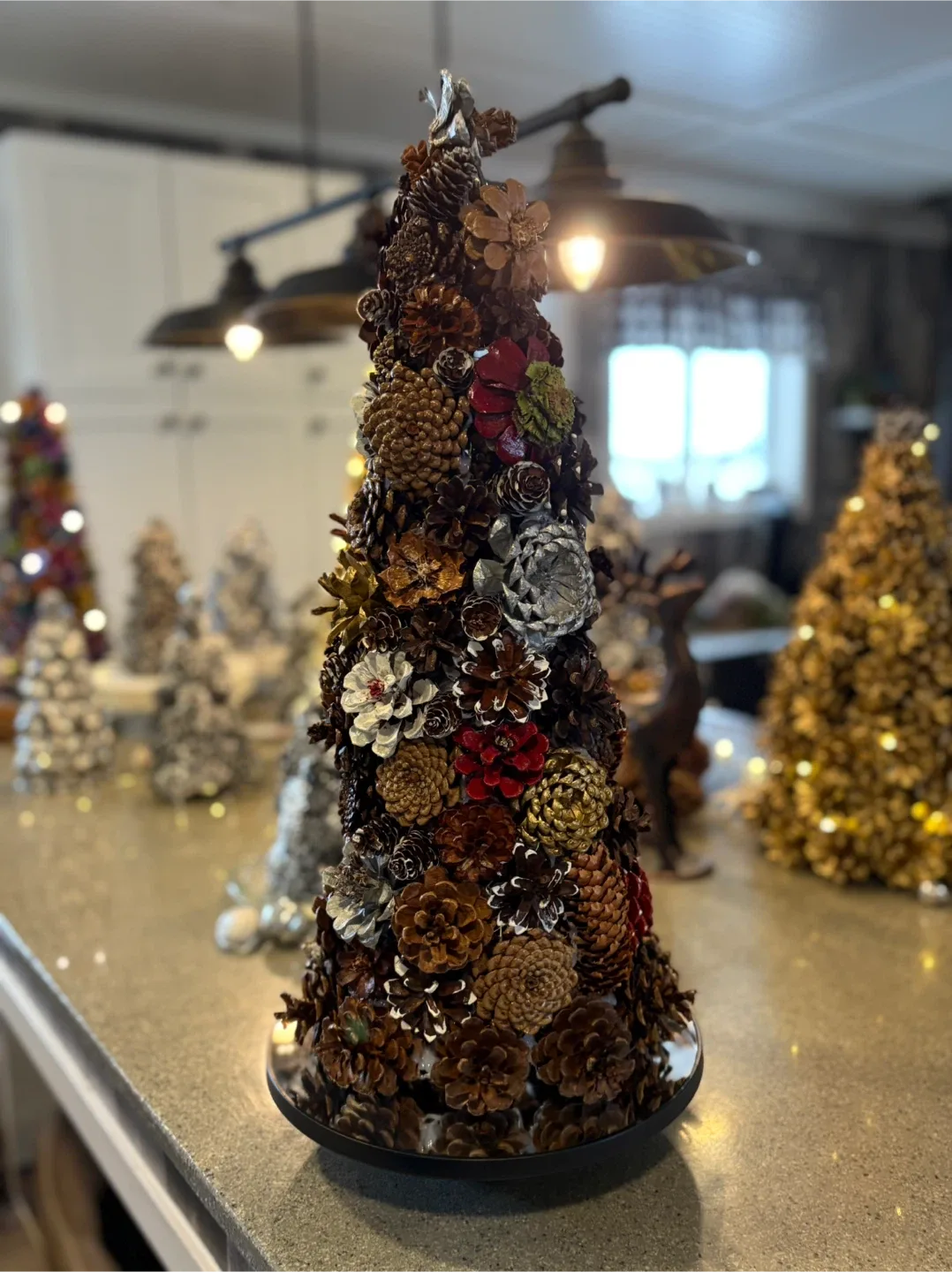 Pine Cone Christmas Tree Decoration image indicator(8)