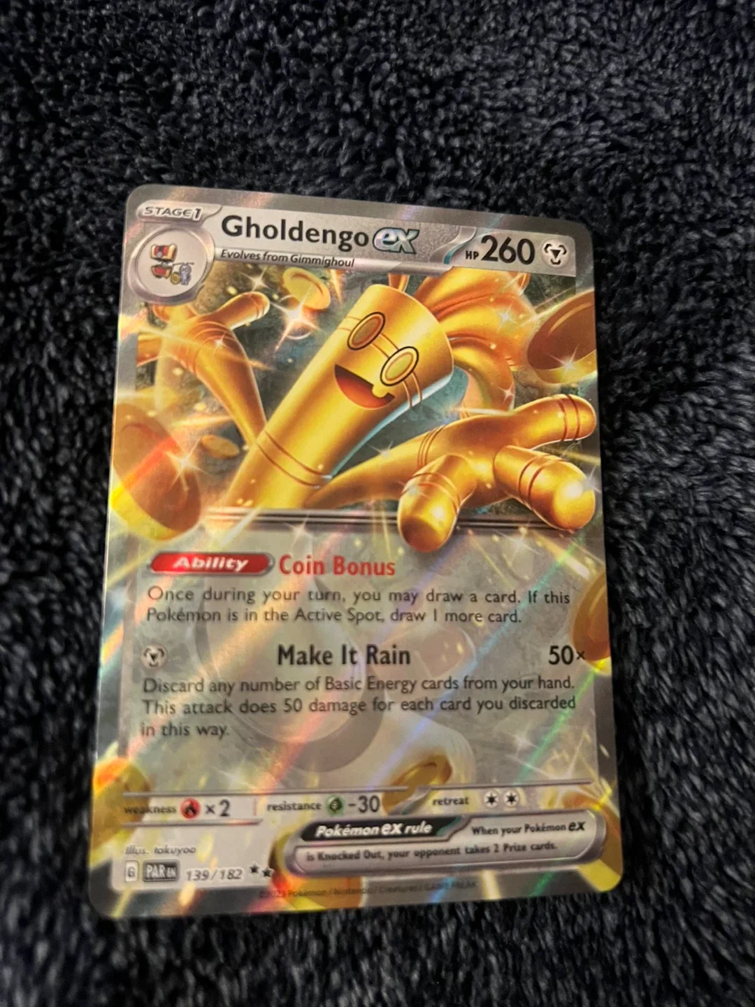 Gholdengo ex - 139/182 - SV04: Paradox Rift