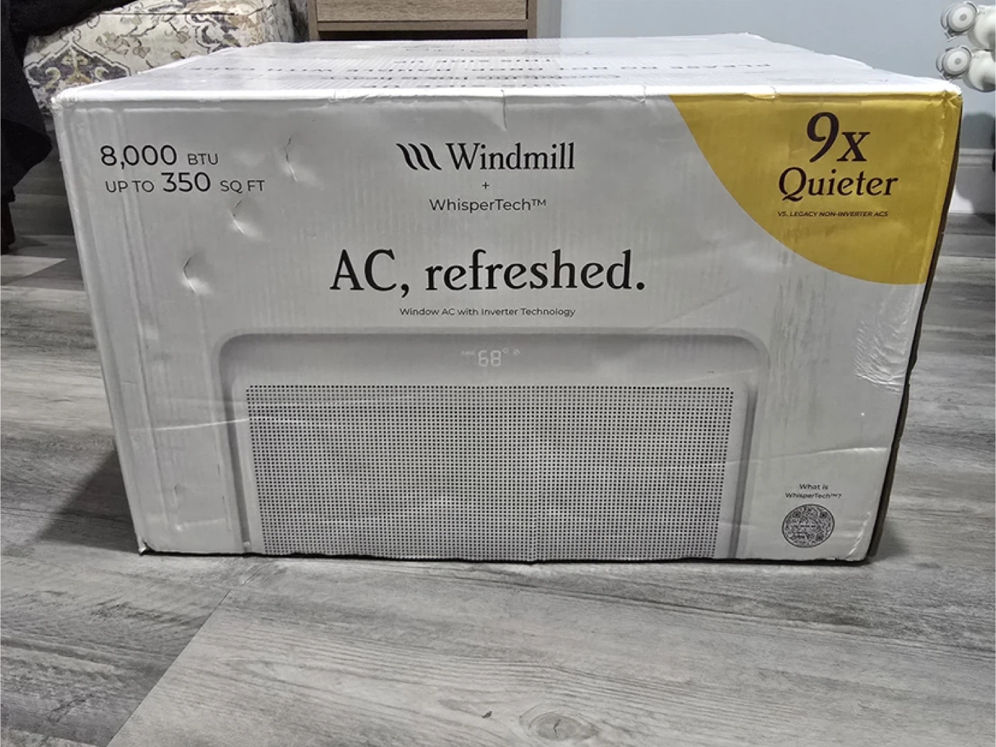 New Windmill WhisperTech AC - 8,000 BTU - photo 2
