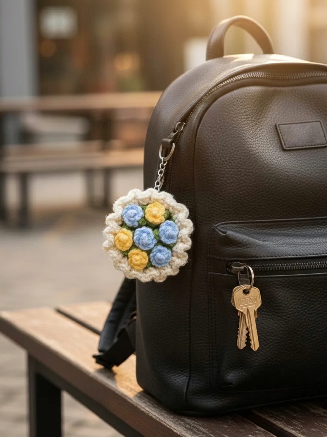 Crochet handmade rose bouquet image indicator(2)