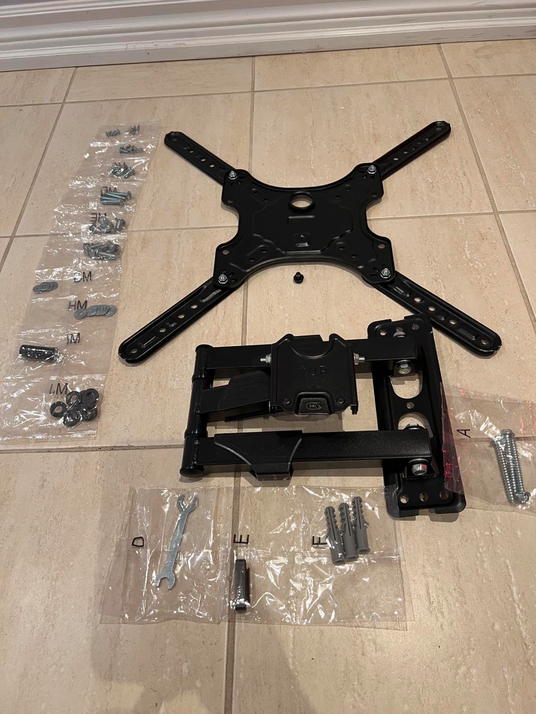 Black TV Wall Mount