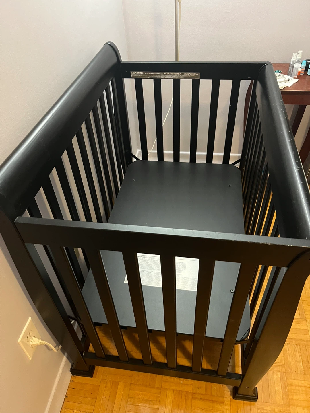 Black Baby Crib