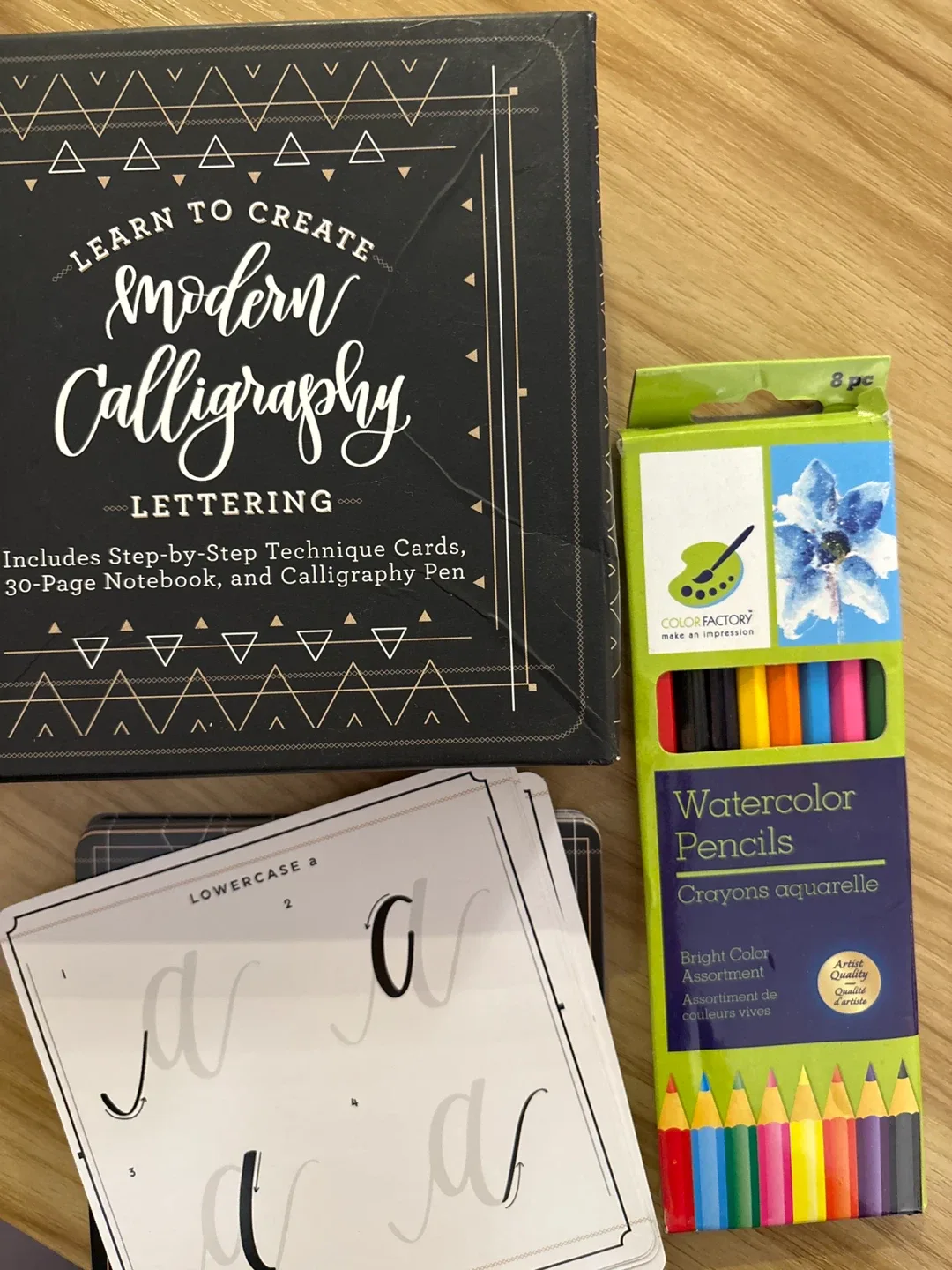 #Clearout FREE Calligraphy Lettering Set & Watercolor Pencils