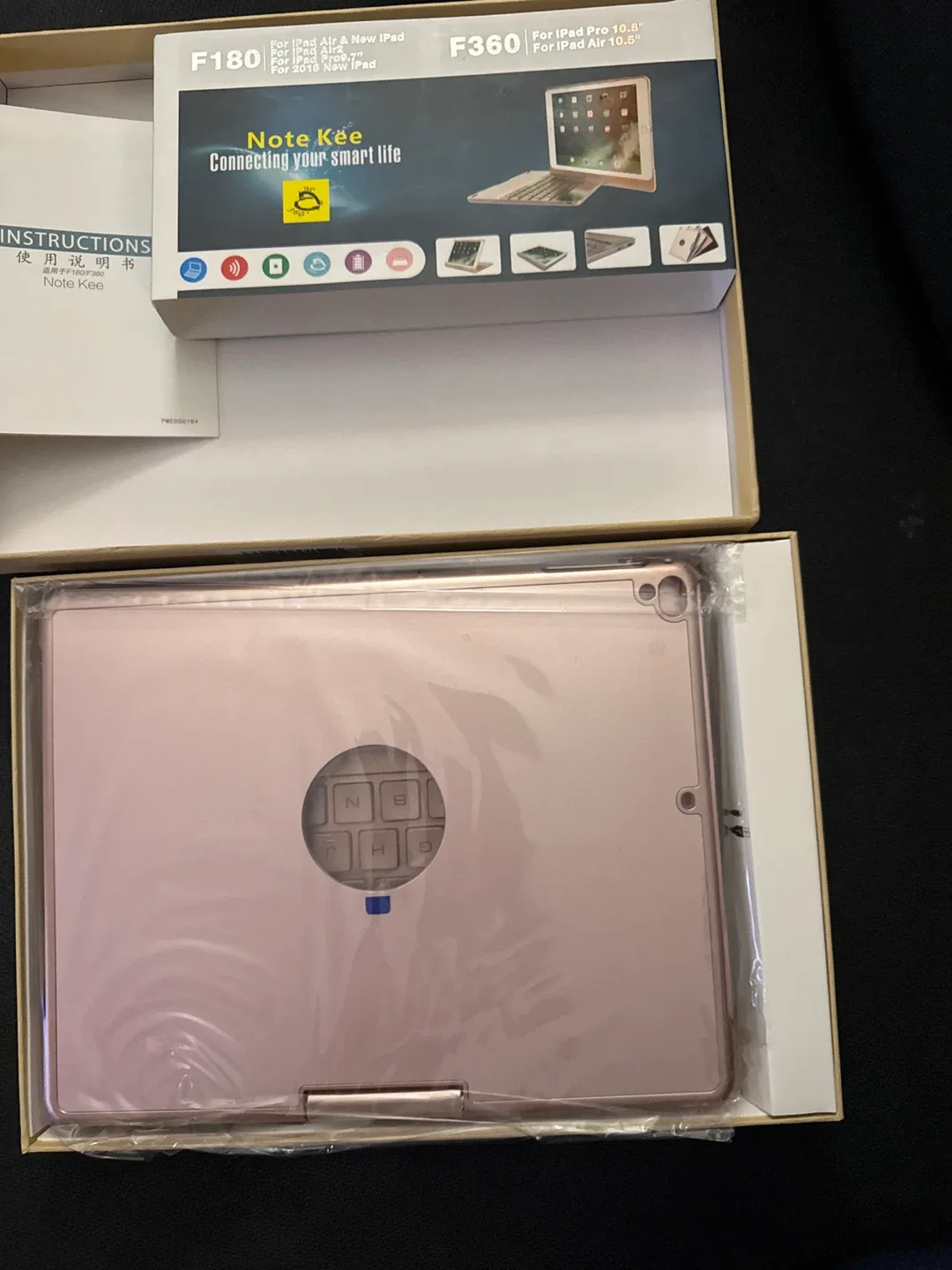 Note Këe iPad Air/Pro Keyboard Case