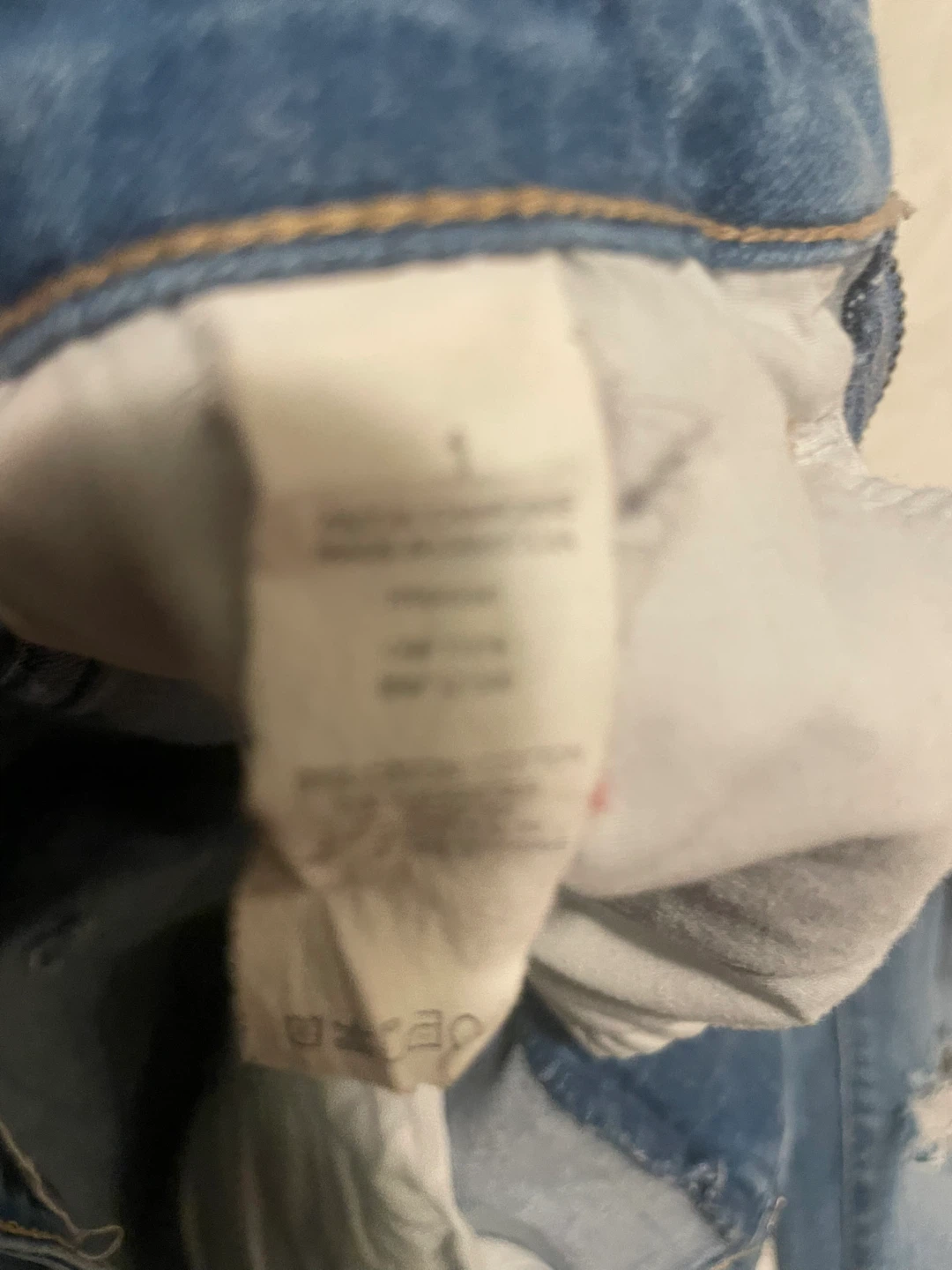 Garage Distressed Light Wash Jeans - Size 01 - photo 3
