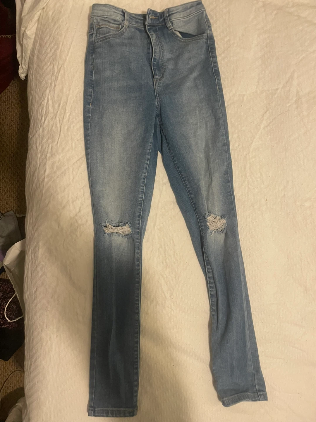 Garage Distressed Light Wash Jeans - Size 01 - photo 5
