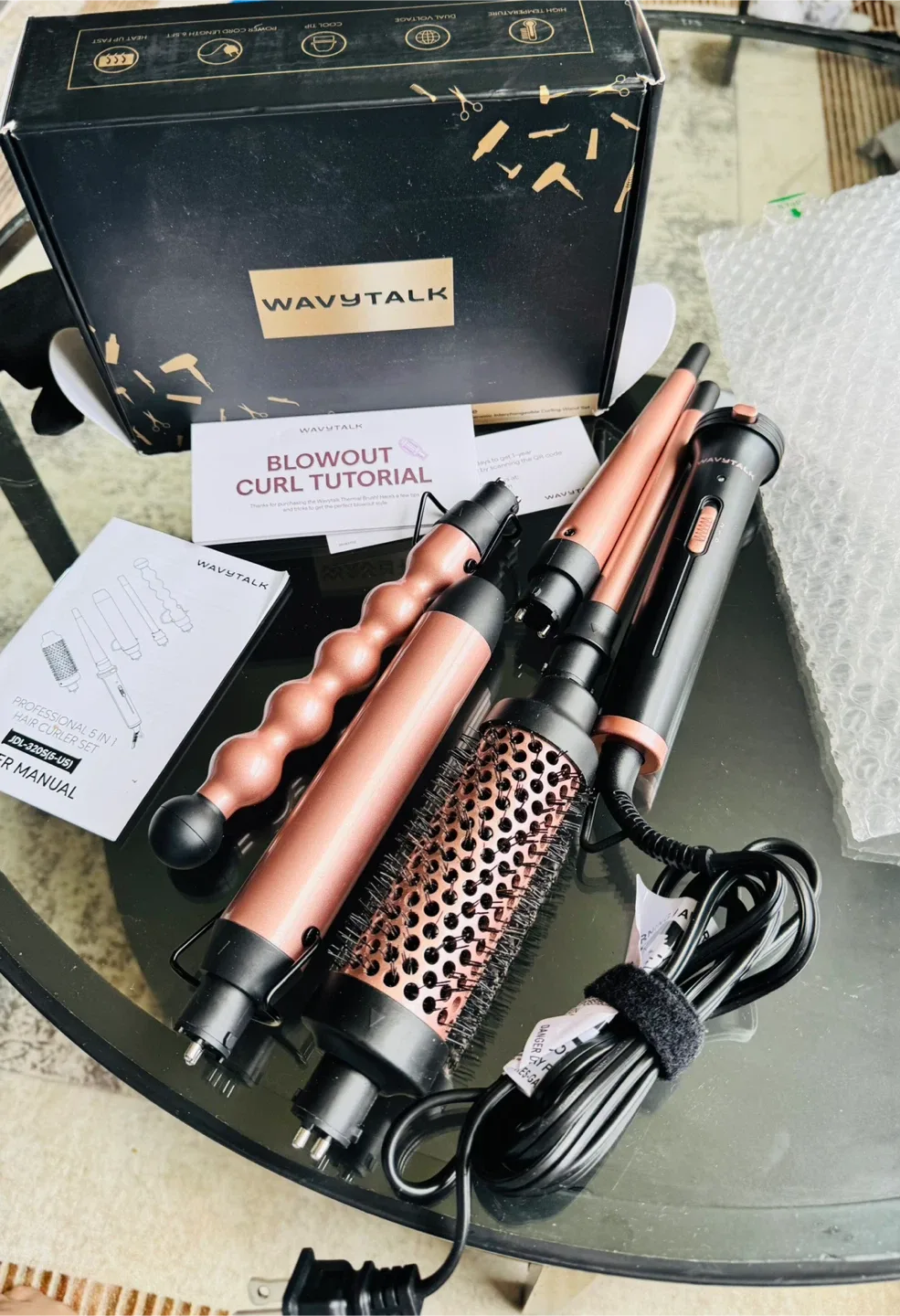 Wavytalk 5-in-1 Hair Curler Set