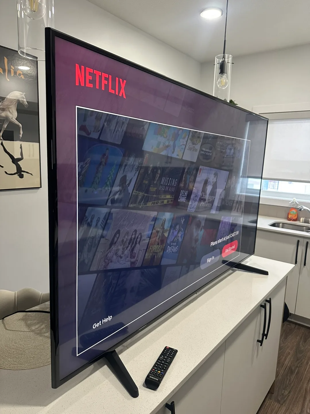 65-Inch Samsung Smart TV – Like New Condition image indicator(3)