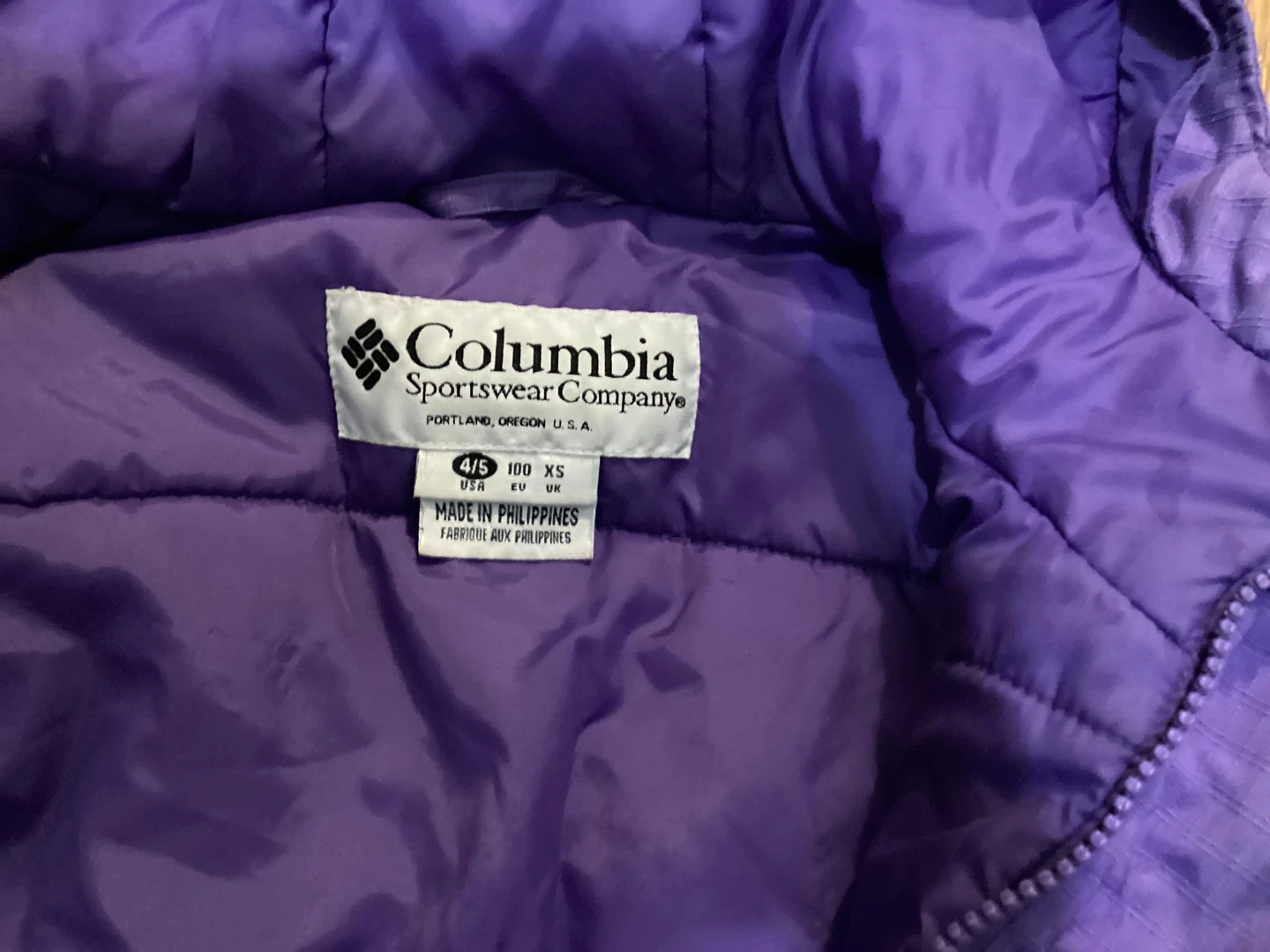 Columbia Girls' Purple Winter Jacket - Size 4/5 - photo 2