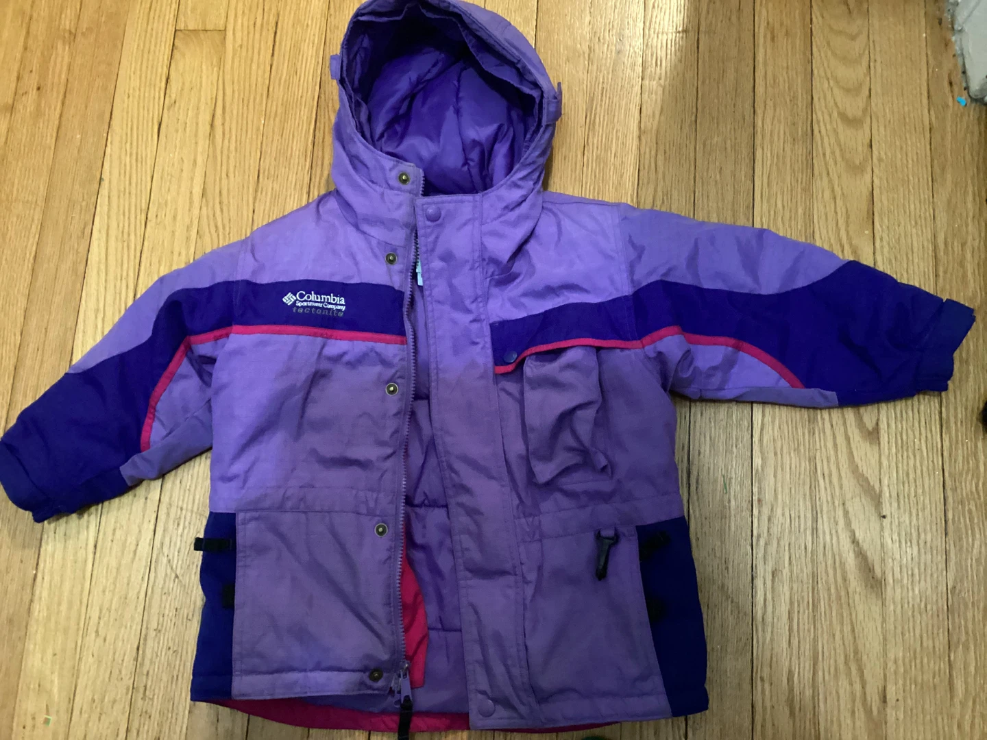 Columbia Girls' Purple Winter Jacket - Size 4/5