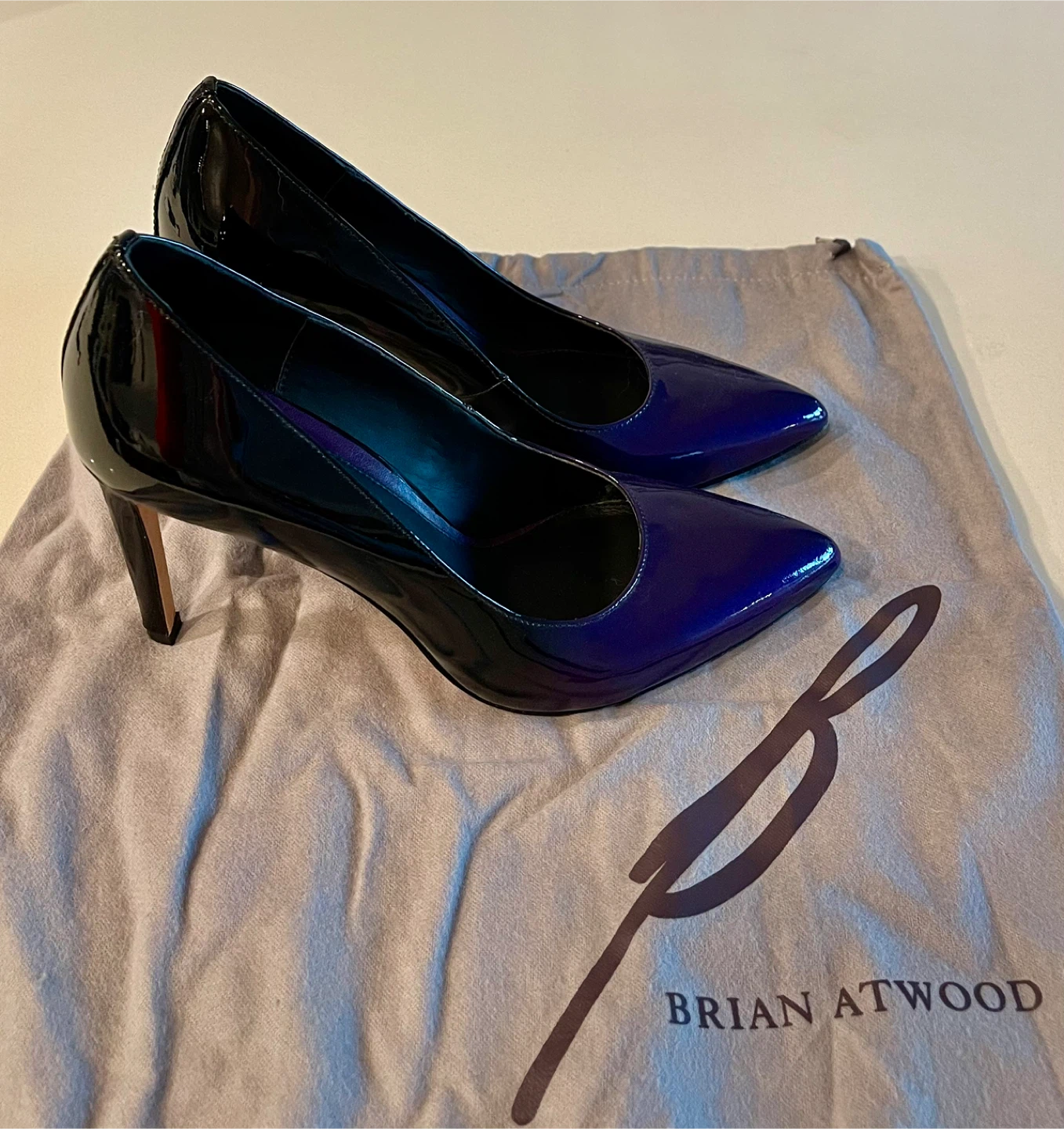 👠 Brian Atwood High Heels_Purple_Size 7M_With Box 👠 - photo 5