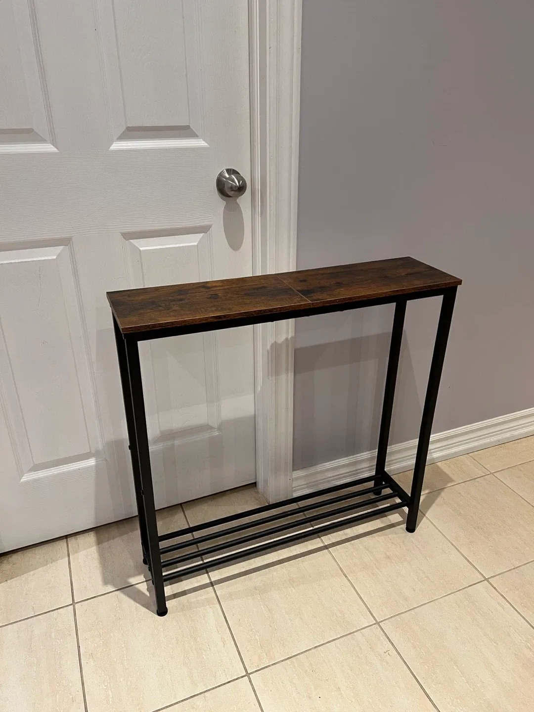 Console Table - Brown & Black