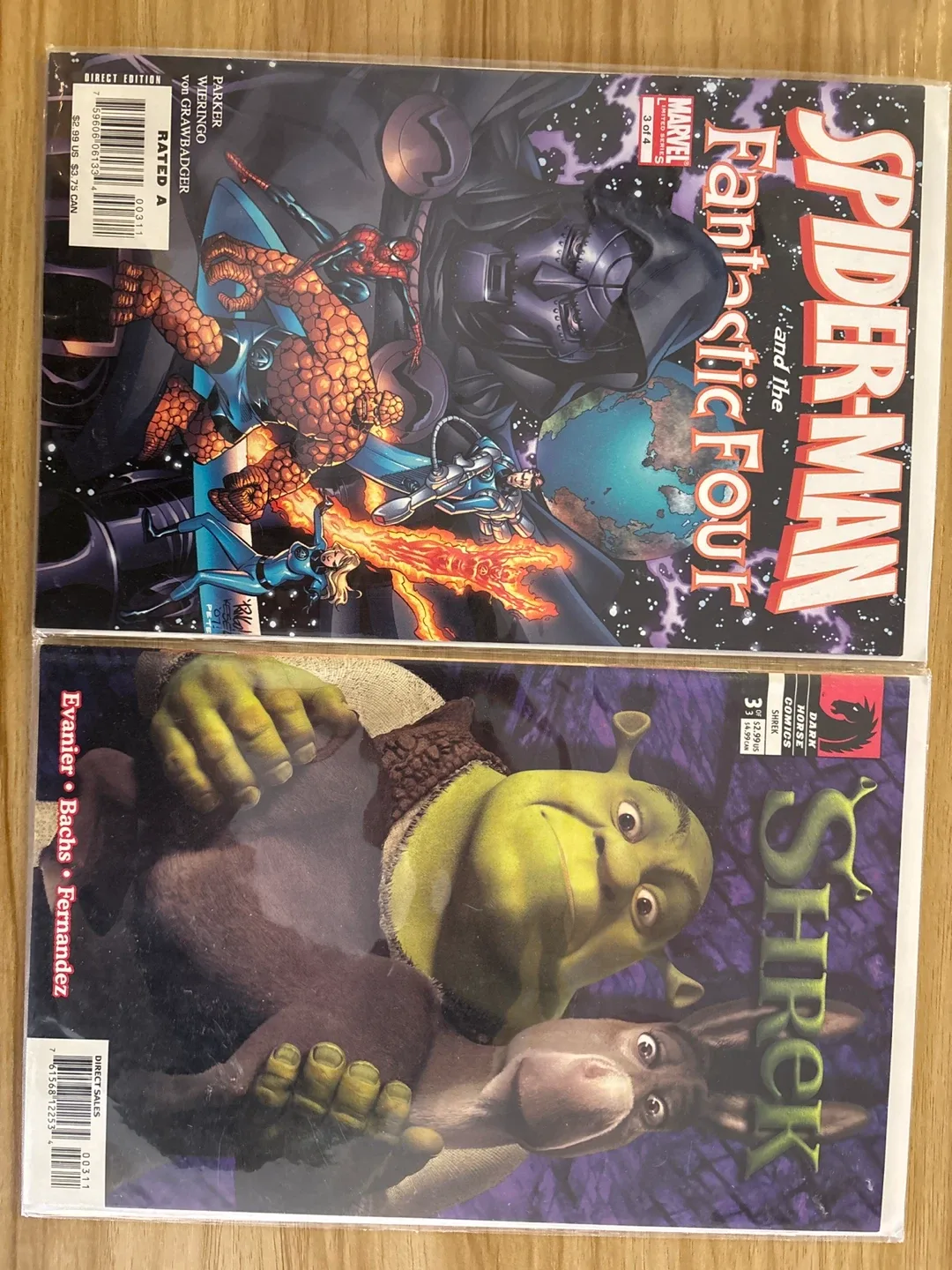 #Clearout Spider-Man & Shrek Comics