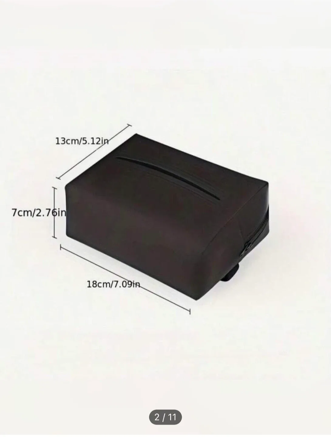 Car Tissue Box Holder - Black image indicator(4)
