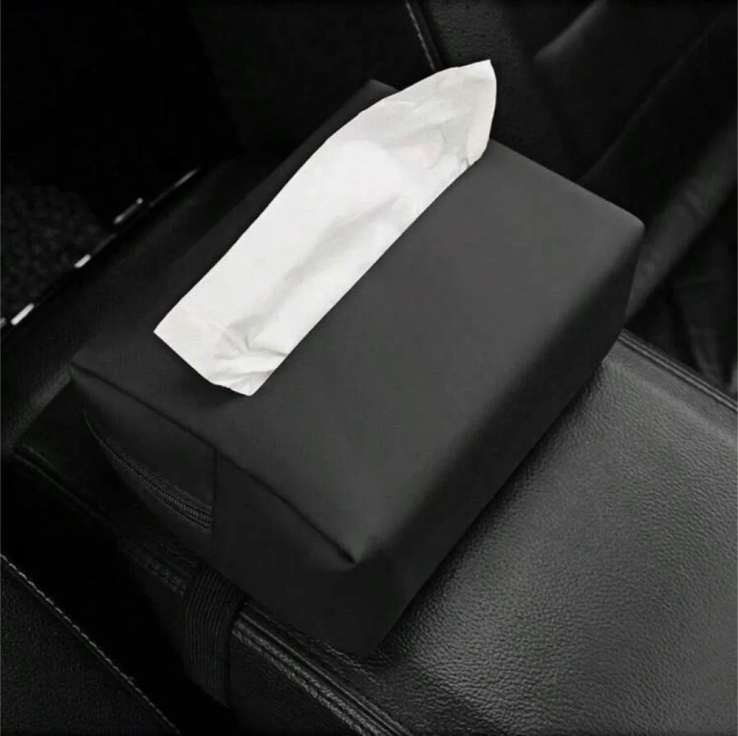 Car Tissue Box Holder - Black image indicator(5)