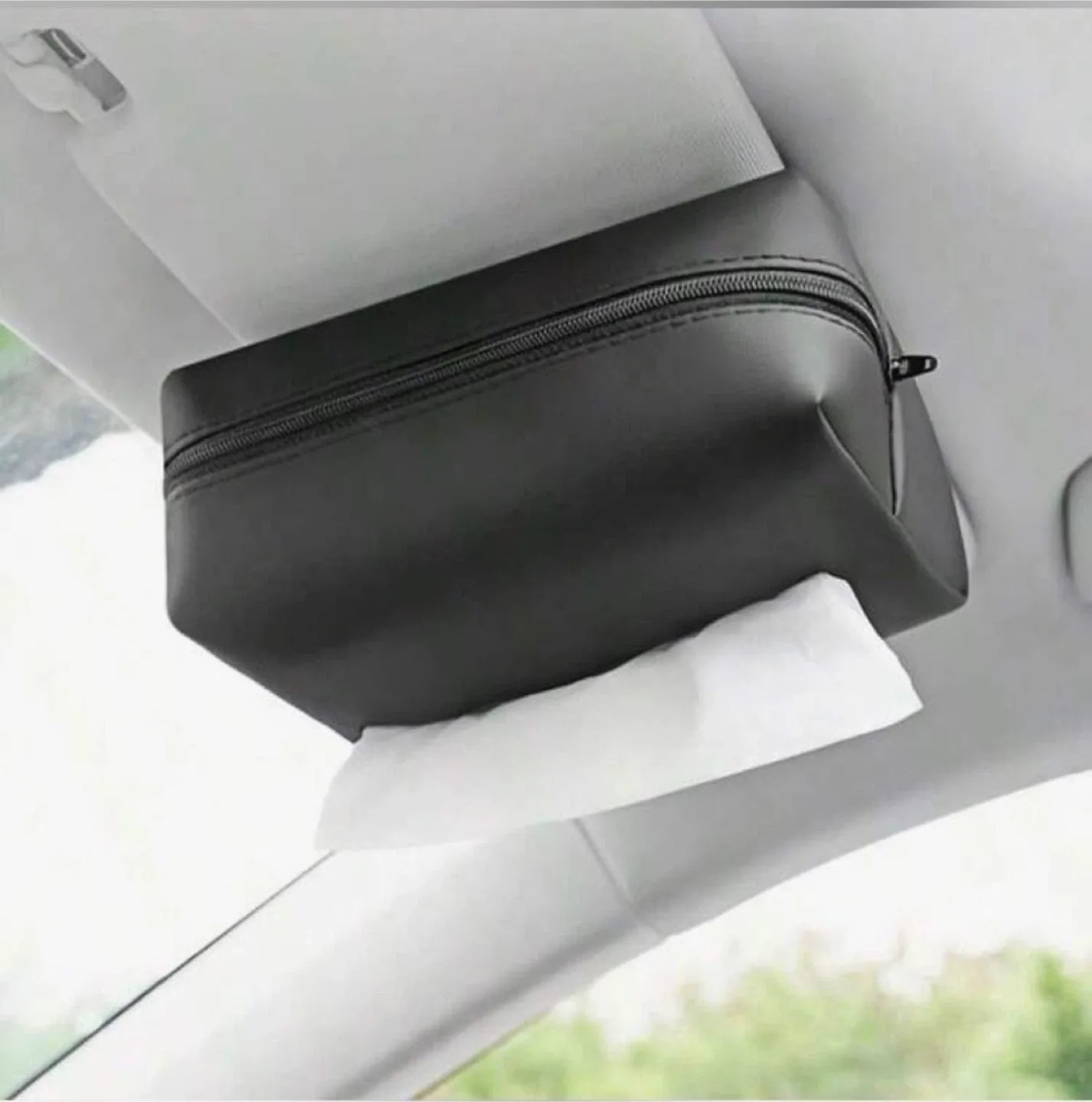 Car Tissue Box Holder - Black image indicator(3)