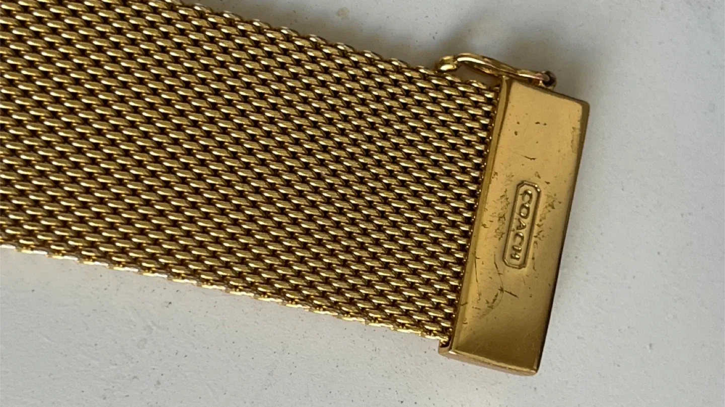 Coach Gold Mesh Bracelet image indicator(4)