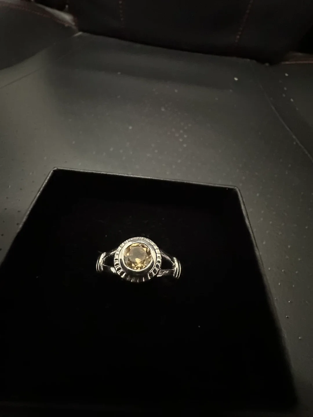 Sterling silver 925 citrine Ring size 6