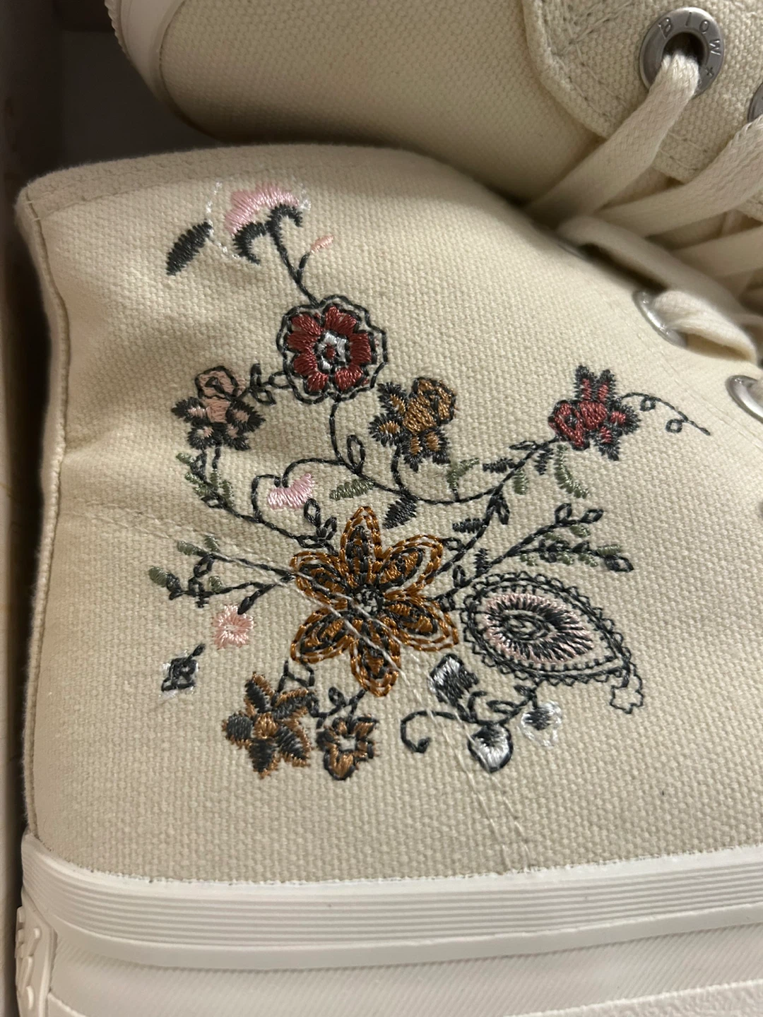 Blowfish Malibu Floral Canvas High-Top Sneakers - photo 2