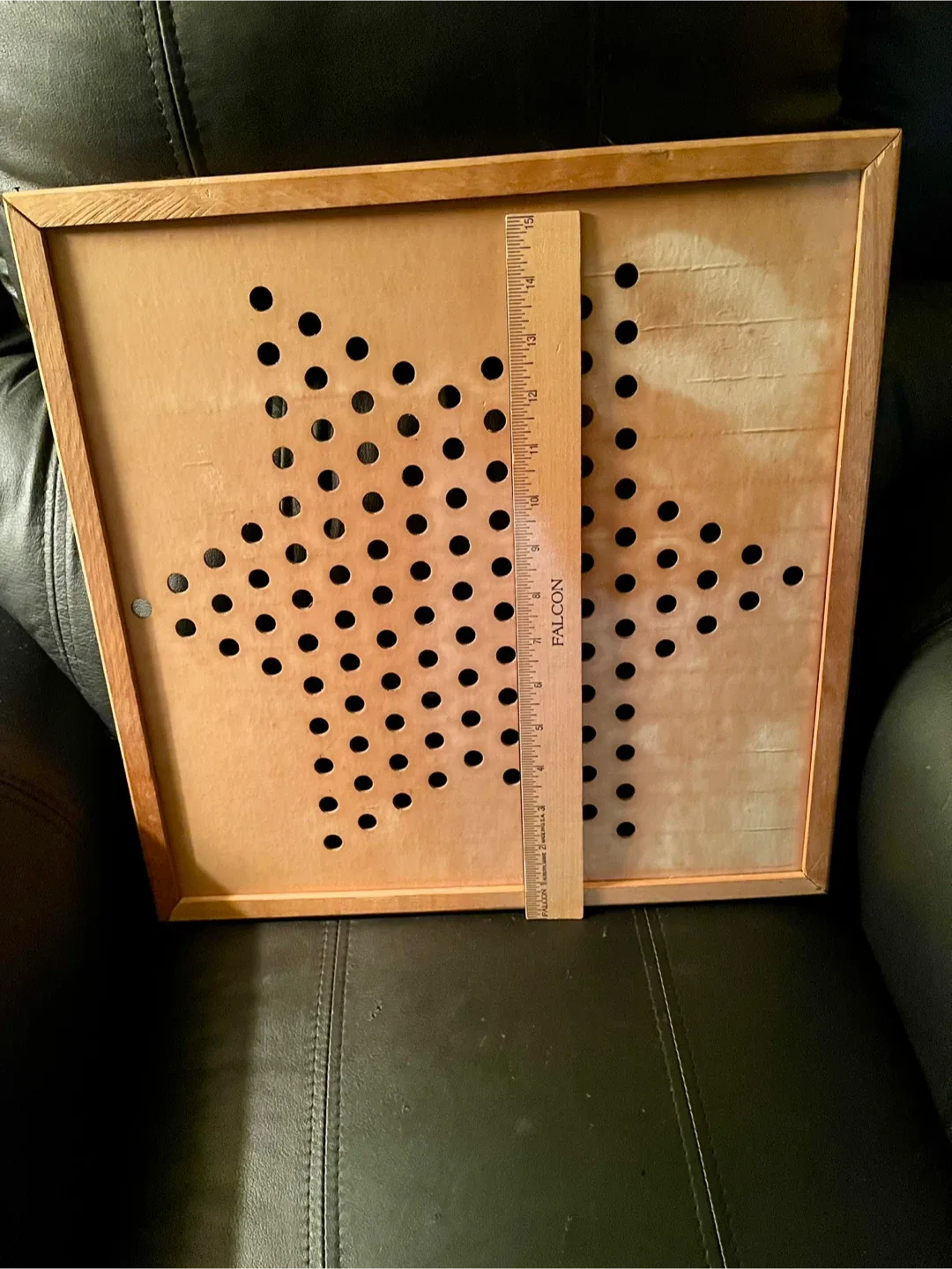 #cleanout Vintage Chinese Checkers Framed Board image indicator(2)